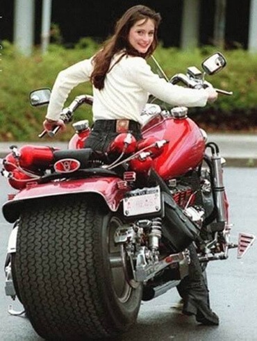 Big Red Motorcycle