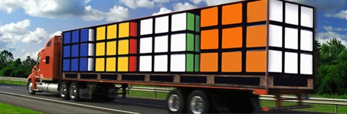 Rubics Cube Truck