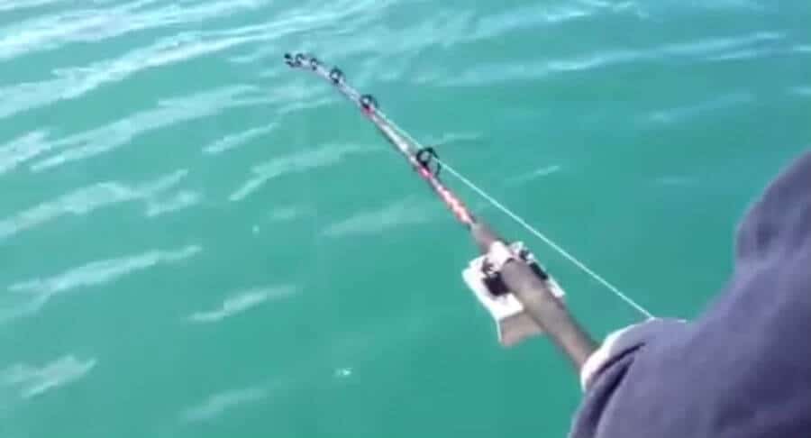 fishing catch line hit