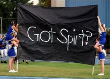 Cheerleader Sign Fail