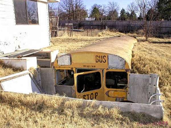 School Bus Tornado Shelter