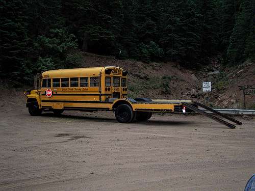 school bus trailer