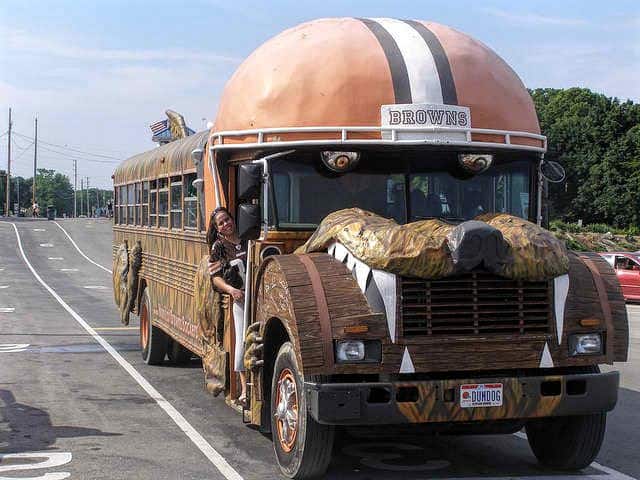 Football School Bus