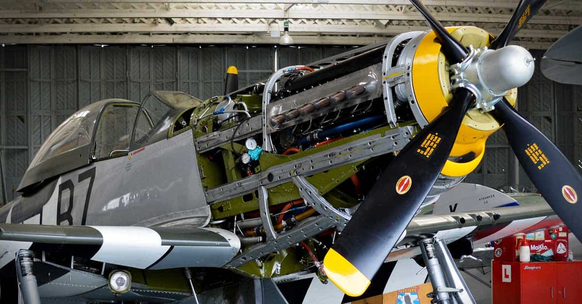 P-51- Inside a P-51 Mustang 44- 73149