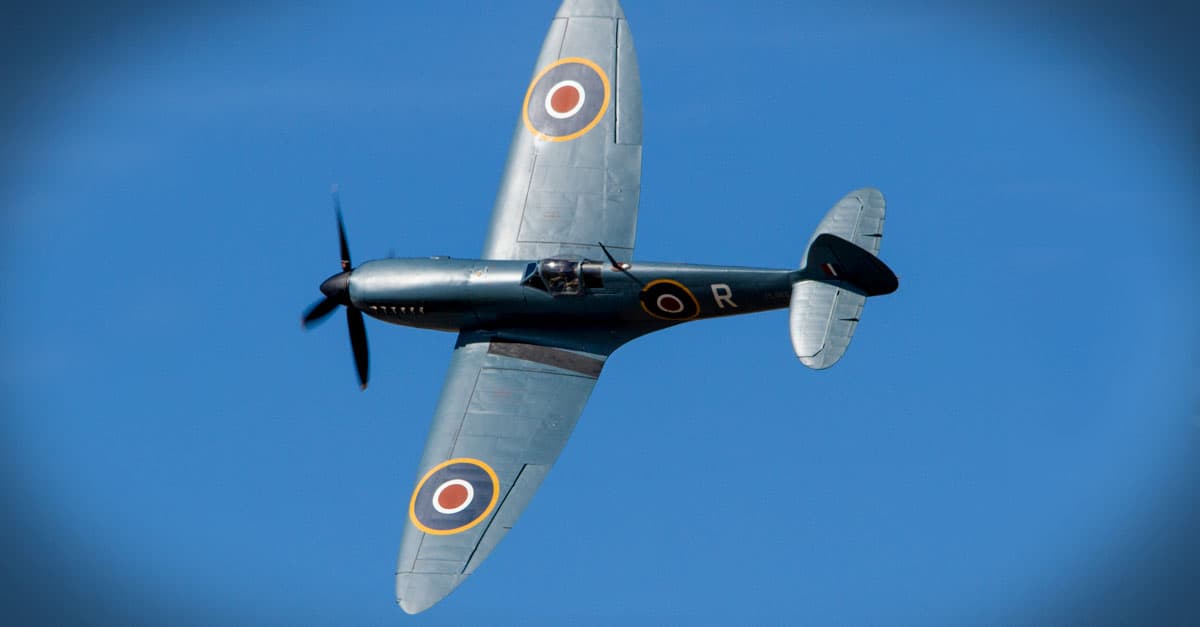 Supermarine Spitfire-Spitfire Mk XI at Southport Air Show