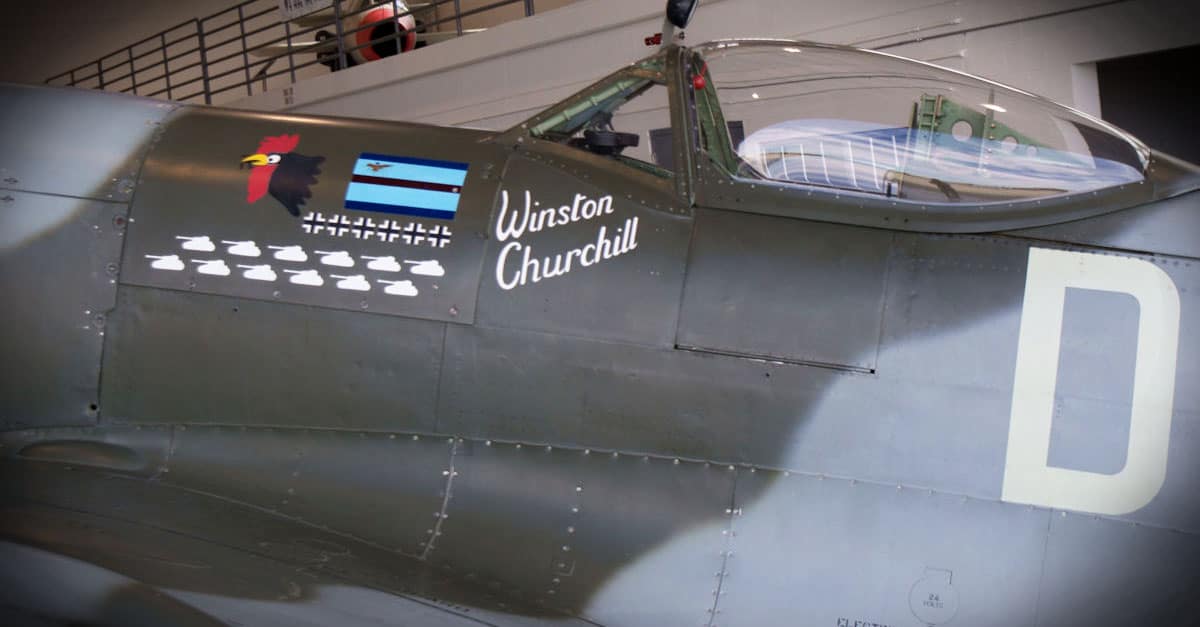 Supermarine Spitfire-Spitfire Mk.XVI Victory Markings