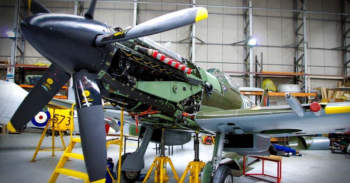 Supermarine Spitfire-upermarine Spitfire Mk XIV exposed