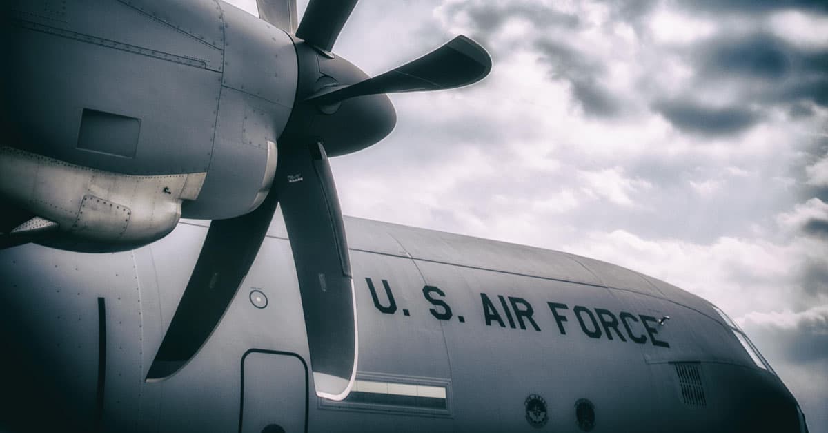C-130_A U.S. Air Force C-130J Super Hercules is parked at Yokota Air Base, Japan