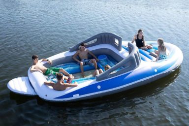 6-Person Inflatable Bay Breeze Boat Island Party Island(SunPleasureInflatable