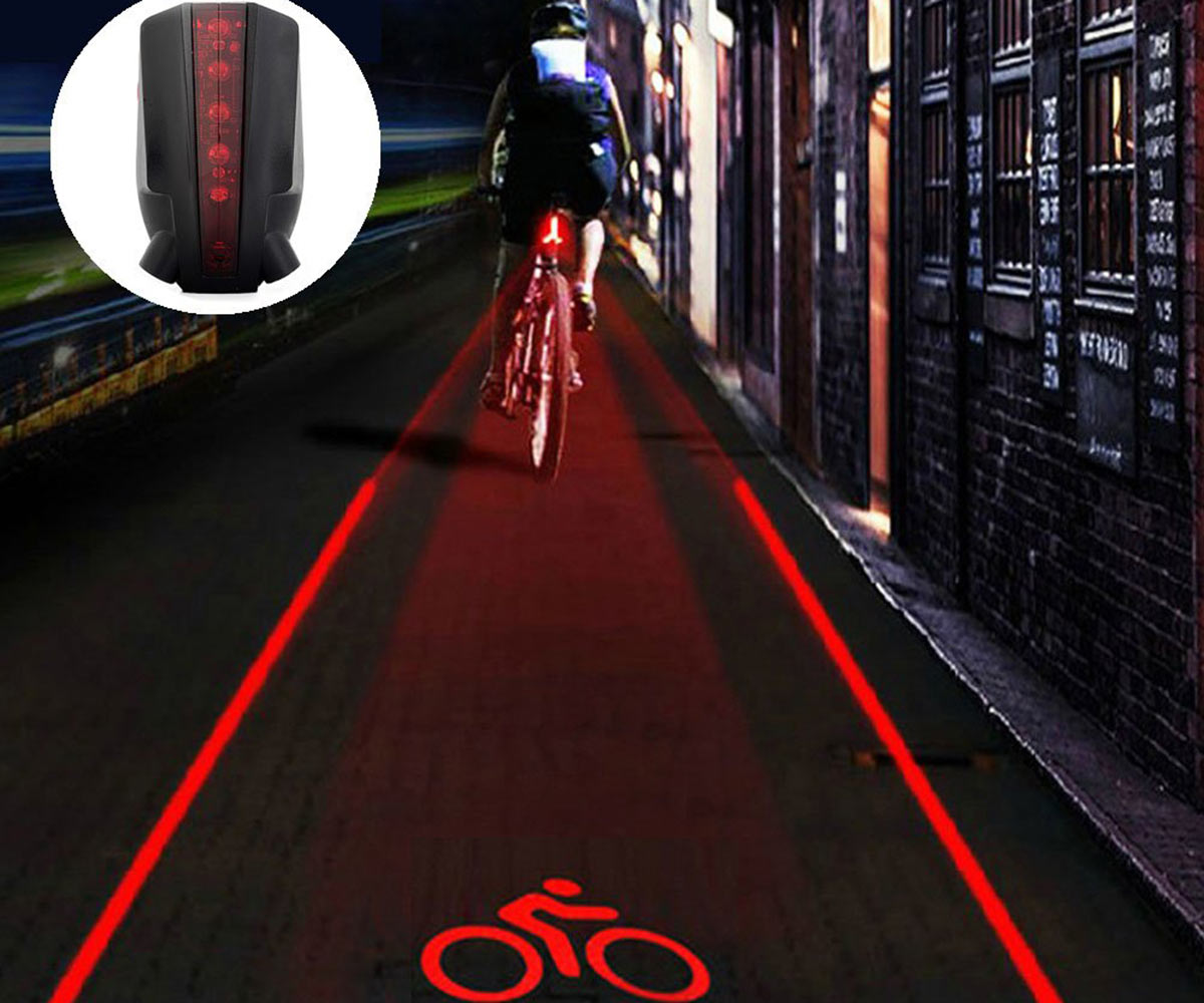 Crtch Bike Tail Light Ultra Bright Bicycle Laser Rear Light(Crtch)