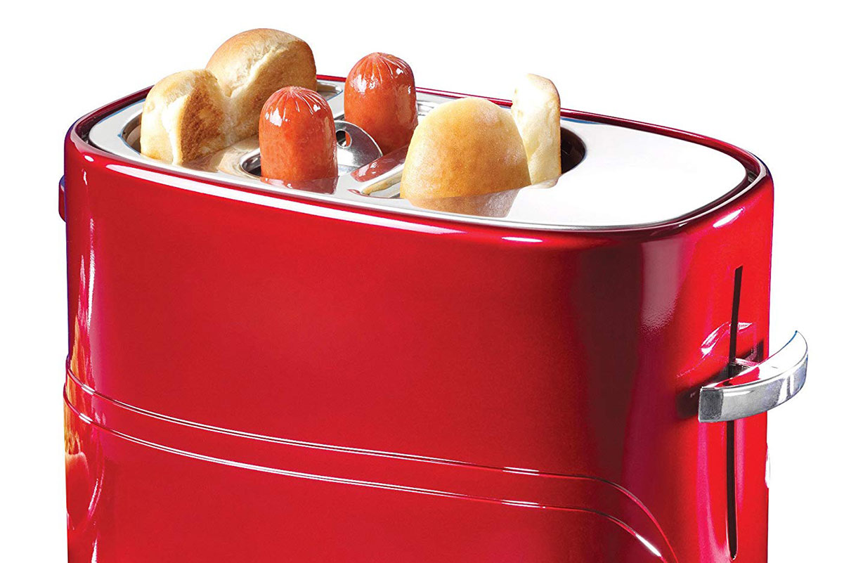 Nostalgia Retro Pop-Up Hot Dog Toaster(Nostalgia)