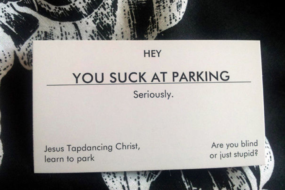 suck at parking