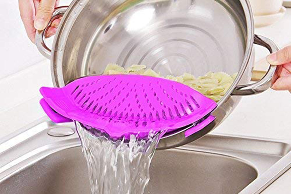 AUOON Clip on Strainer for pots Pans