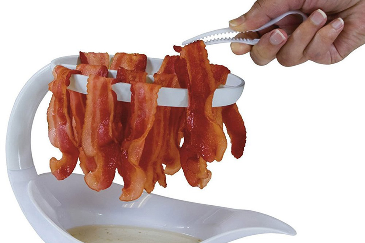 MWGears Microwave Bacon Cooker for Healthier, Crispy Bacon