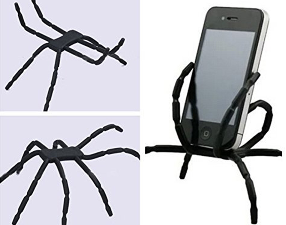 Rienar Universal Multi-Function Portable Spider Flexible Grip Holder for Smartphones and Tablets